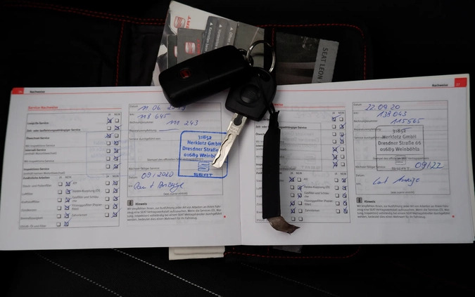 Seat Leon cena 24900 przebieg: 175000, rok produkcji 2011 z Woźniki małe 277